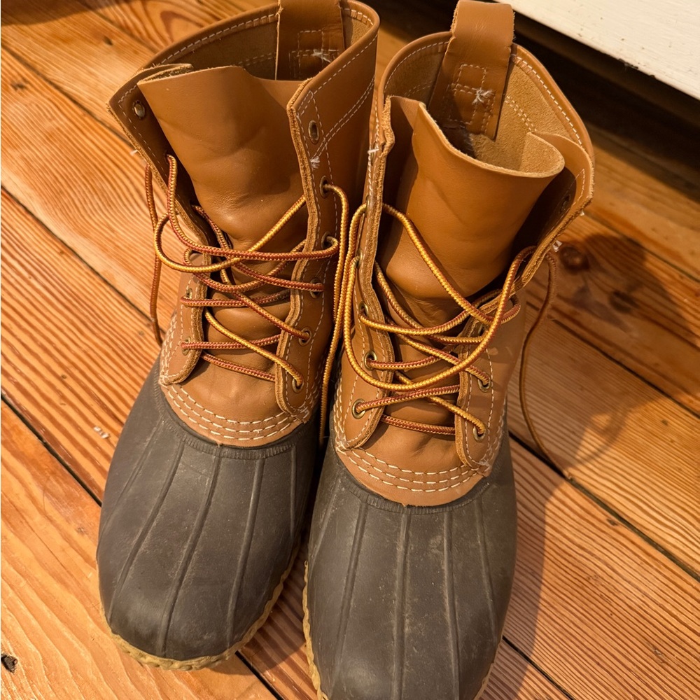 Men’s LLBean Duck Boots Size 9.